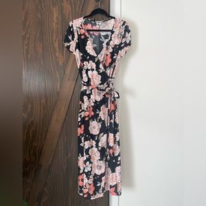Roxy Floral Wrap Dress